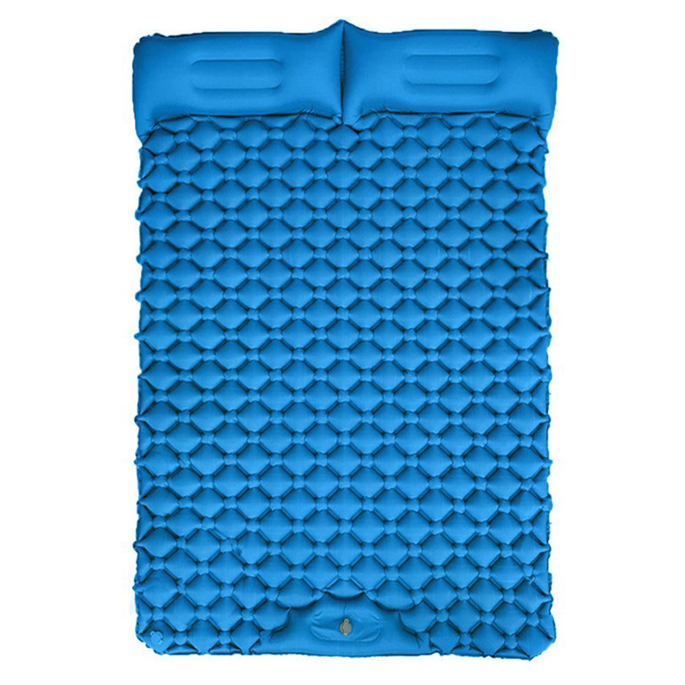 GM-SR01 Double Sleeping Mat 190x122cm Inflatable Camping Mattress Built-in Pump with Pillows GM-SR01 Double Sleeping Mat 190x122cm Inflatable Camping Mattress Built-in Pump with Pillows